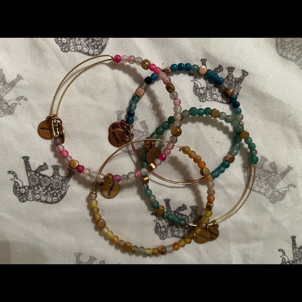 Alex and ani beaded bracelets